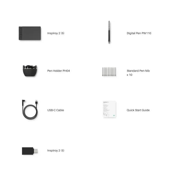 قلم نوری هوئیون مدل inspiroy 2s H641p — تصویر ۴