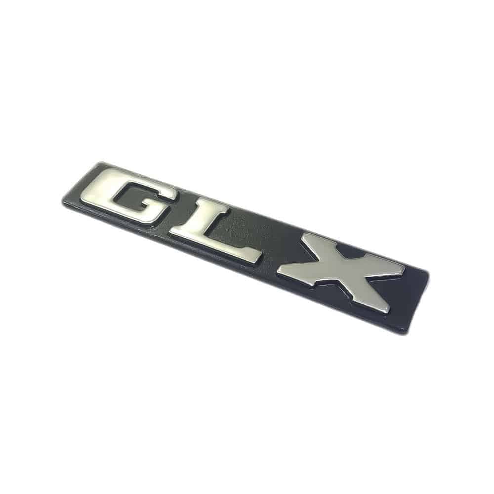 آرم فابریک نوشته GLX | نوشته لاتین جی ال ایکس (آبکاری استیل) | کد 7429 — تصویر ۲