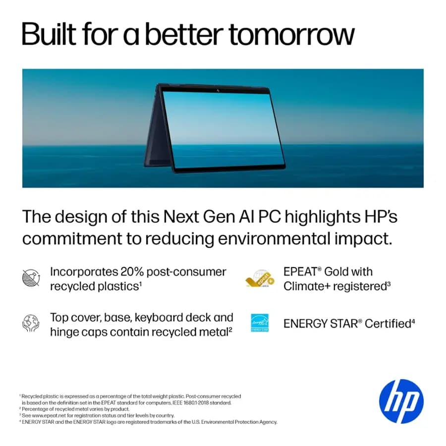 لپ تاپ 14 اینچی اچ پی مدل HP OmniBook X Flip 14 FM0023dx – A — تصویر ۵