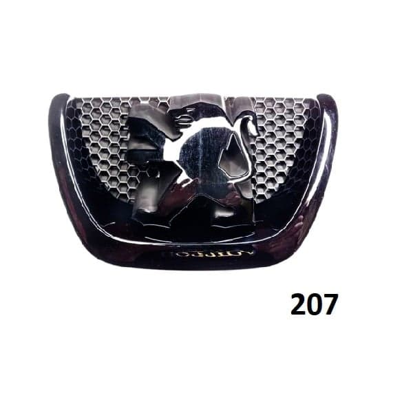 آرم جلوپنجره پژو 207 مشکی پیانویی Peugeot | کد 7357