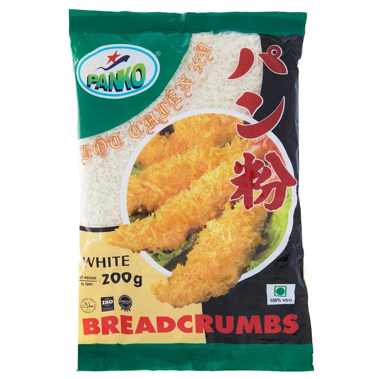 پودر سوخاری پانکو ساده پاکت ۲۰۰ گرمی – PANKO