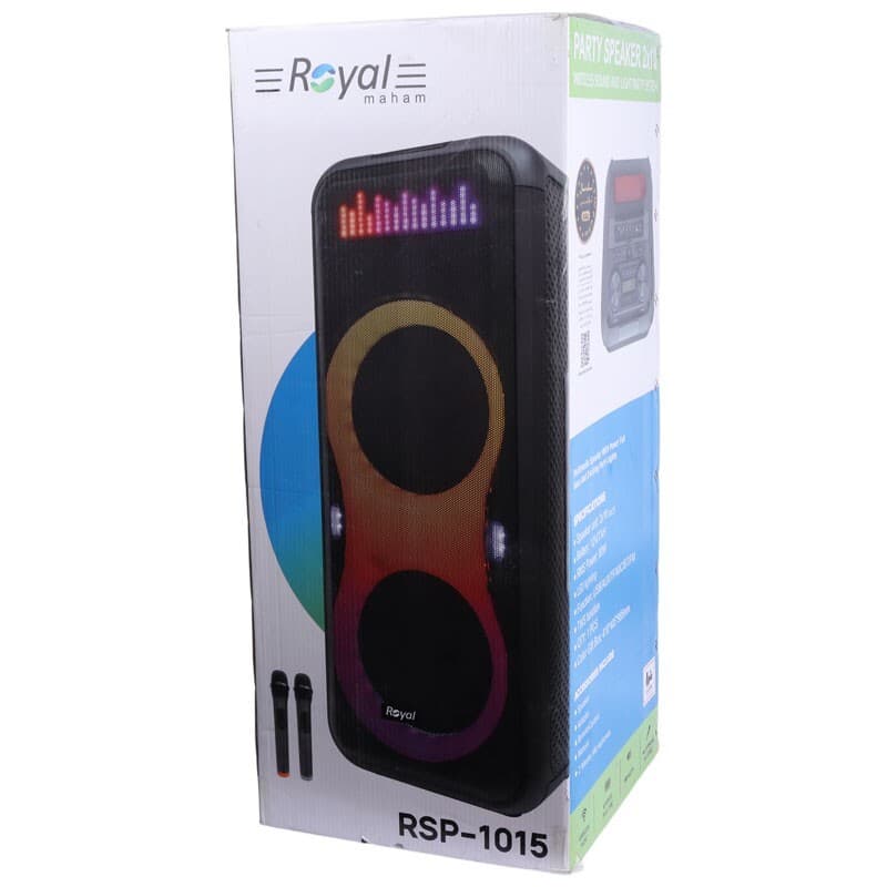 اسپیکر چمدانی بلوتوثی رویال RSP-1015 — تصویر ۲
