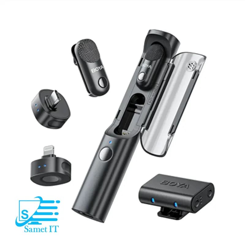 میکروفون بویا مدل boya – magic 02 میکروفون یقه ای مگنتی و دستی