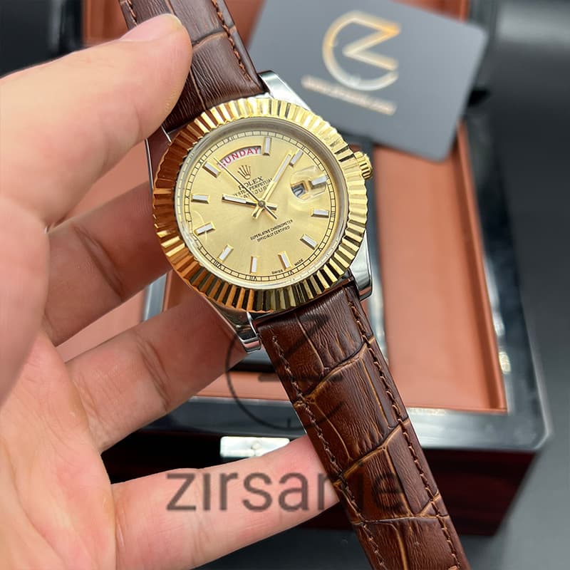 ساعت مچی مردانه رولکس دی دیت Rolex Daydate Gold — تصویر ۲