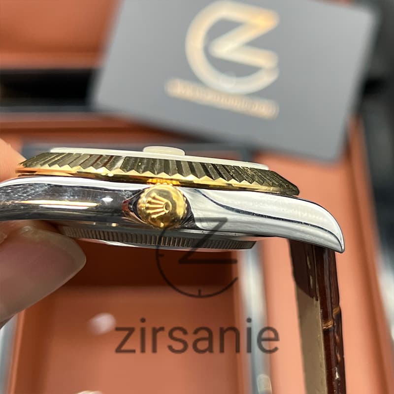 ساعت مچی مردانه رولکس دی دیت Rolex Daydate Gold — تصویر ۴