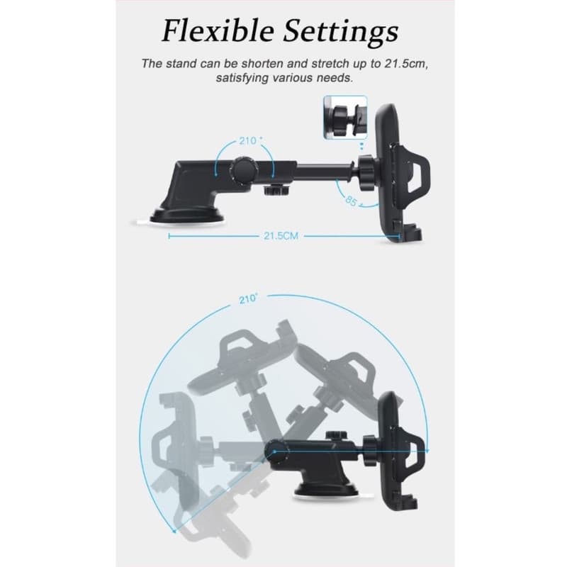 هولدر تلسکوپی جرثقیلی مدل MOBILE PHONE HOLDER WF-06 — تصویر ۶