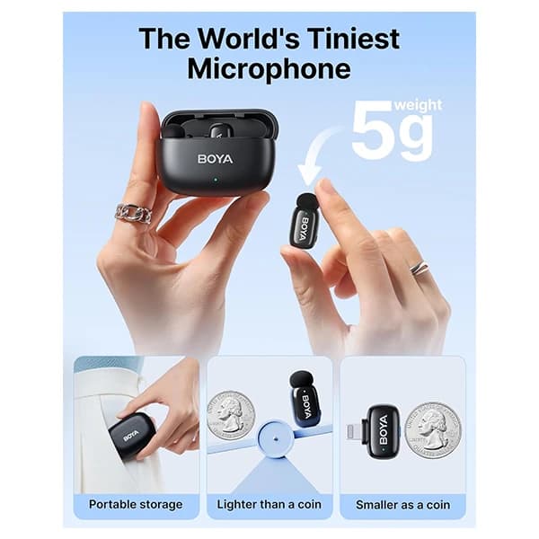 میکروفن یقه ای بویا مدل MINI 12 COMBO — تصویر ۸