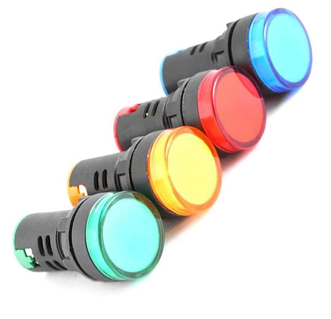 چراغ سیگنال گرد تابلویی AC-220V (سبز)