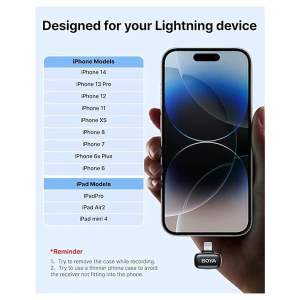 میکروفن یقه ای بویا مدل MINI 15 — تصویر ۴