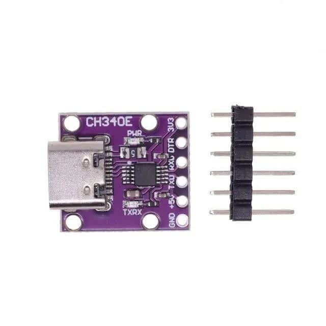 مبدل USB TO TTL-CH340E با تایپ سی TYPE-C — تصویر ۲