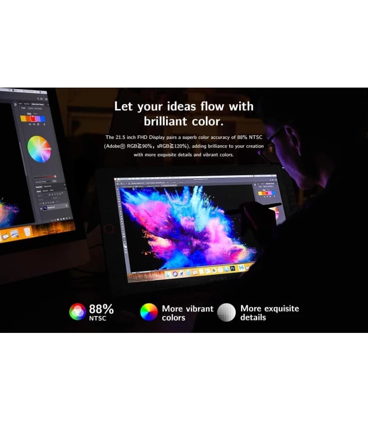 ًقلم نوری Xp-pen مدل artist 22r pro — تصویر ۶