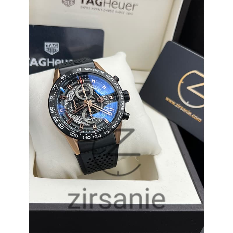 ساعت مچی مردانه تگ هویر کریا کالیبره Tag Heuer Carrera caliber 5 black — تصویر ۵