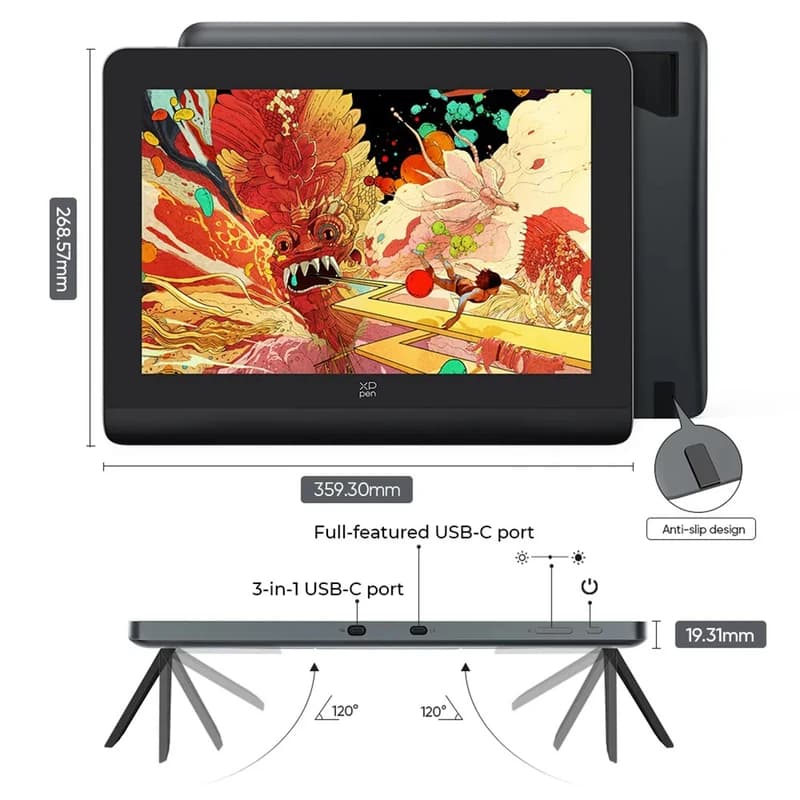 قلم نوری Xp-pen مدل Artist Pro 14 2nd Gen (new) — تصویر ۳