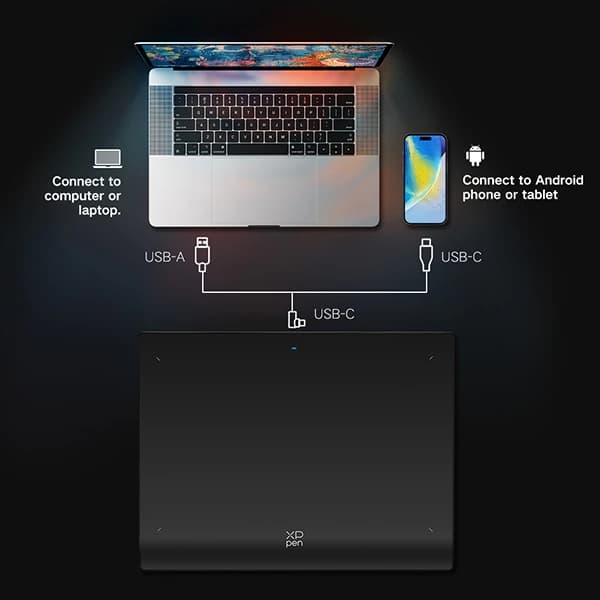 قلم نوری Xp- Pen مدل Deco Pro LW with K05 Gen2 — تصویر ۸