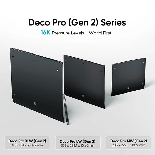 قلم نوری Xp- Pen مدل Deco Pro LW with K05 Gen2 — تصویر ۲