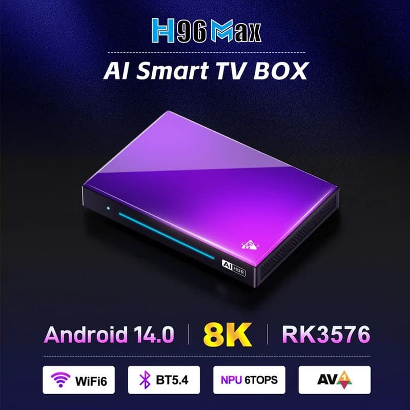 اندروید باکس مدل H96 MAX M9 AI — تصویر ۴