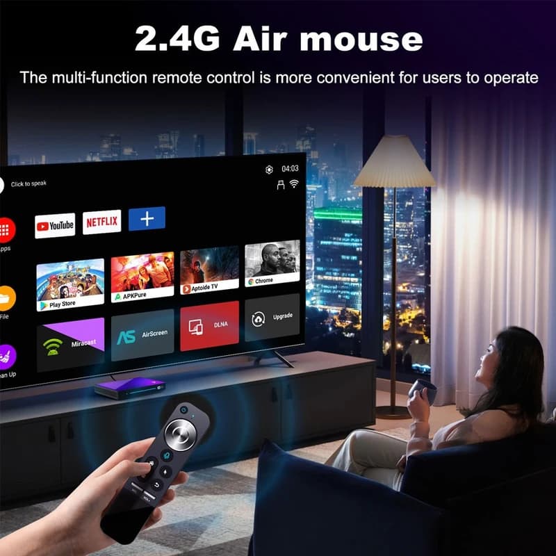 اندروید باکس مدل H96 MAX M9 AI — تصویر ۶