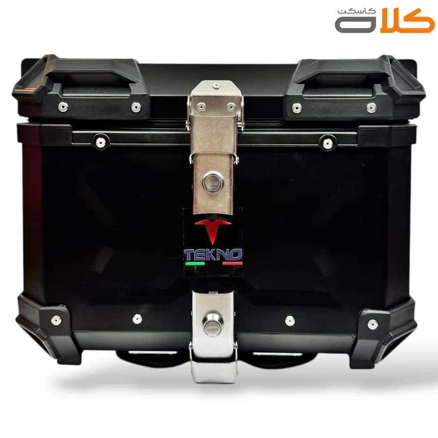 باکس موتور سیکلت تکنو TEKNO فلزی مشکی 45 لیتر