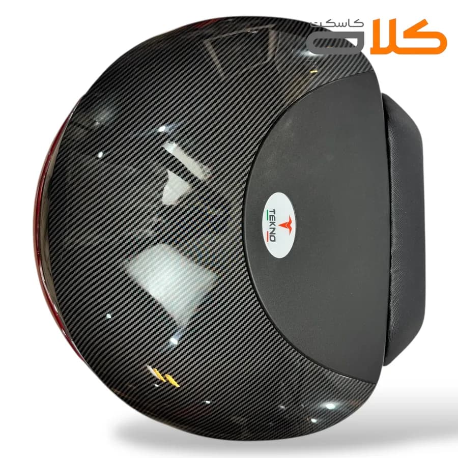 باکس موتور سیکلت طرح کربن سایز بزرگ TEKNO — تصویر ۳