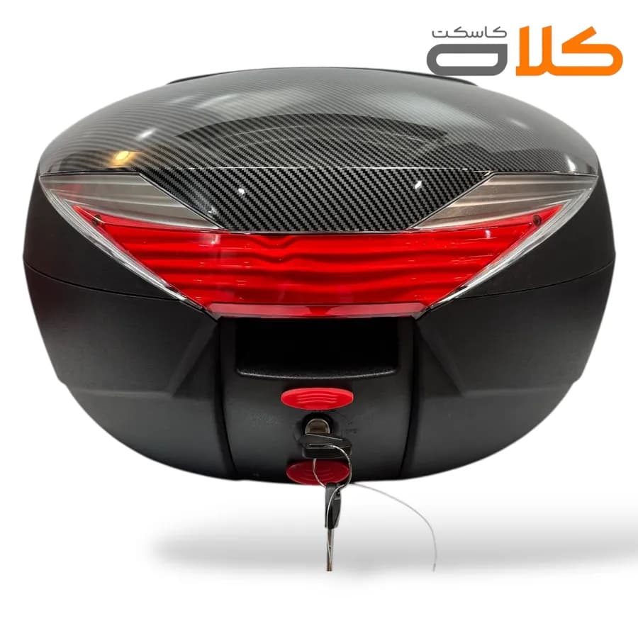 باکس موتور سیکلت طرح کربن سایز بزرگ TEKNO
