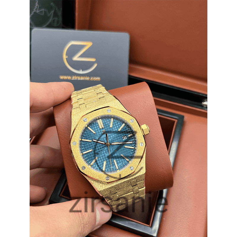 ساعت مچی اودمار پیگه شاین (تک و ست) Audemars Piguet Shine Golden Blue — تصویر ۲
