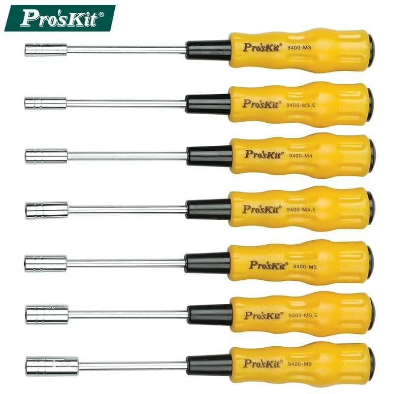 ست پیچ گوشتی بکسی 7 عددی پروسکیت مدل 1PK-9402 — تصویر ۵