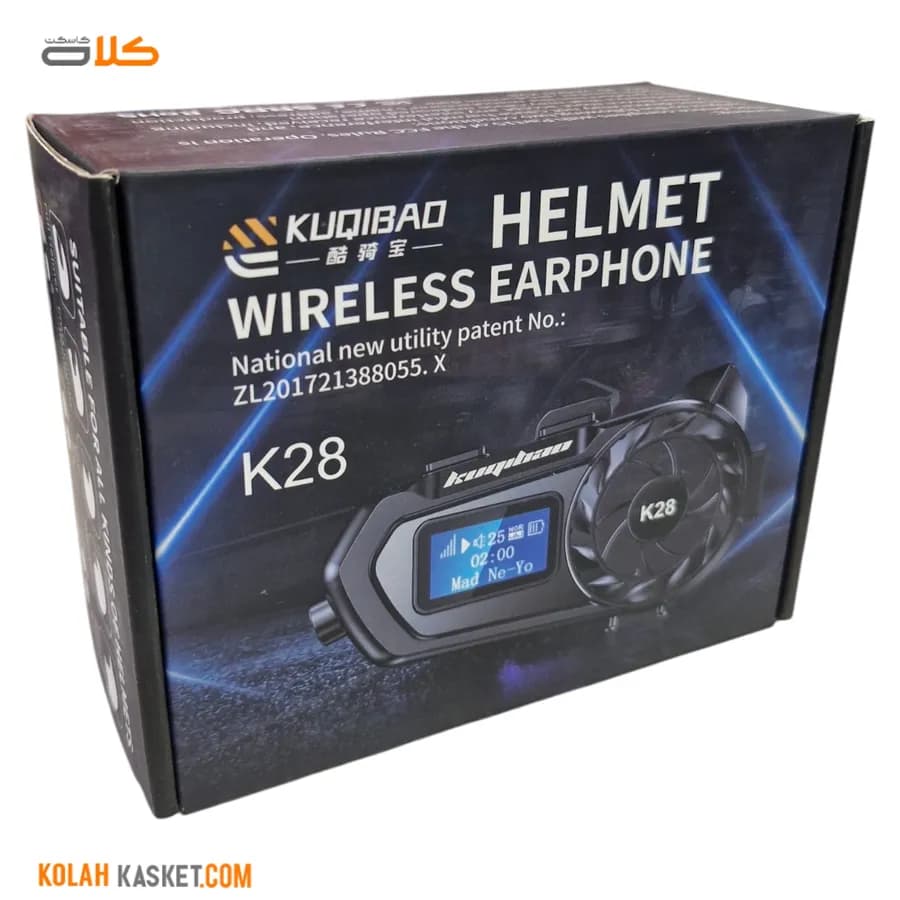 بلوتوث کلاه کاسکت KUQIBAO مدل K28 — تصویر ۴