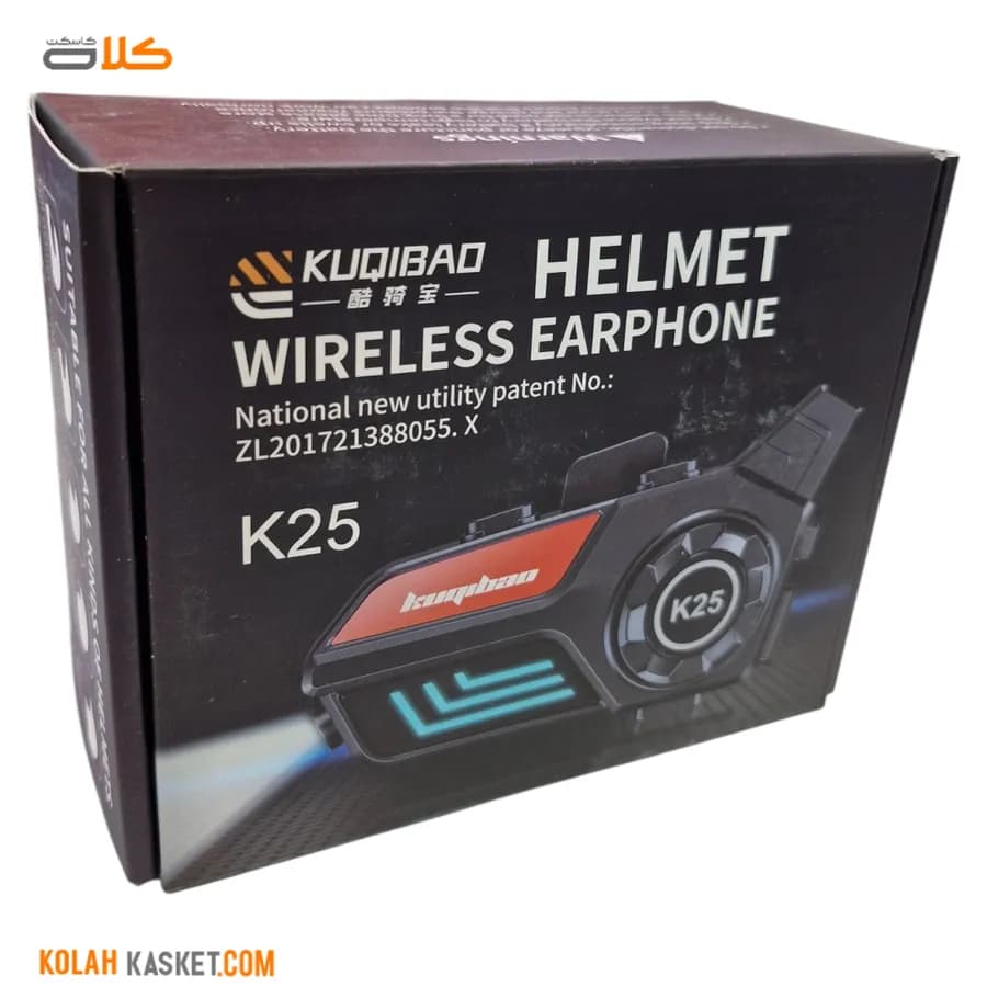 بلوتوث کلاه کاسکت KUQIBAO مدل K25 — تصویر ۴