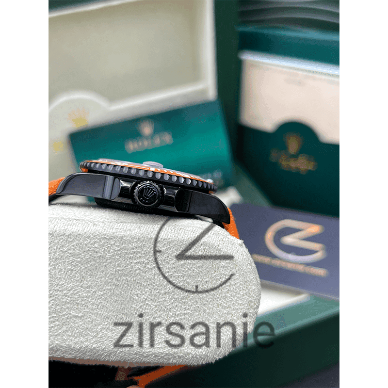 ساعت مچی مردانه رولکس ساب مارینر Rolex Submariner Orange Black — تصویر ۶