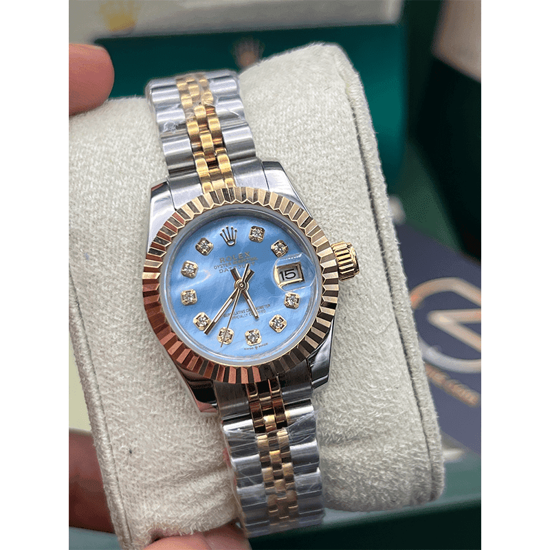 ساعت مچی زنانه رولکس دیتجاست Rolex Datejust Silver Gold Tiffany Pearl — تصویر ۳