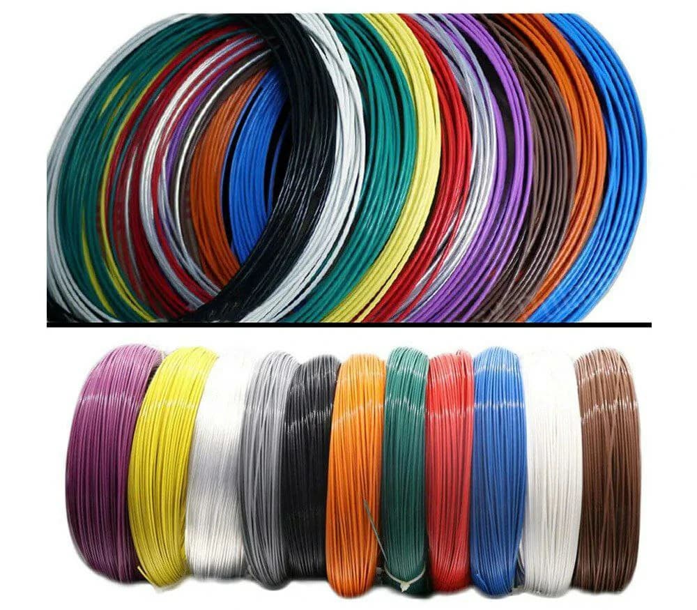 سیم نسوز سیلیکونی سفید S 1*0.35 افشان قلع اندود