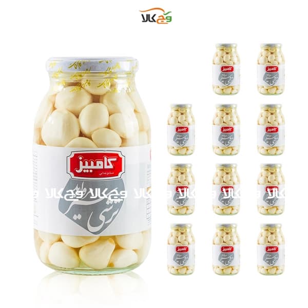 شیرینک ترشي سير مرواريد کامبیز 500 گرمي – 12 عددی