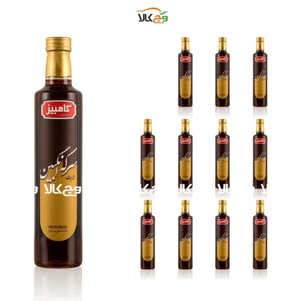 شیرینک شربت سركه انگبین کامبیز 670 گرمی – 12 عددی