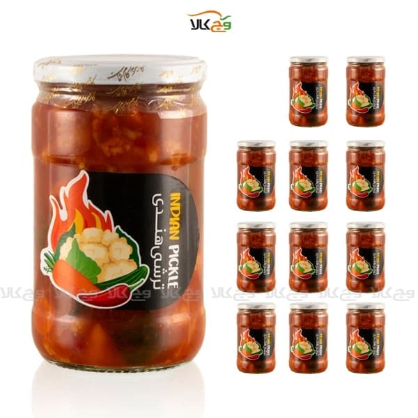 شیرینک ترشی هندی کامبیز 700 گرمي – 12 عددی