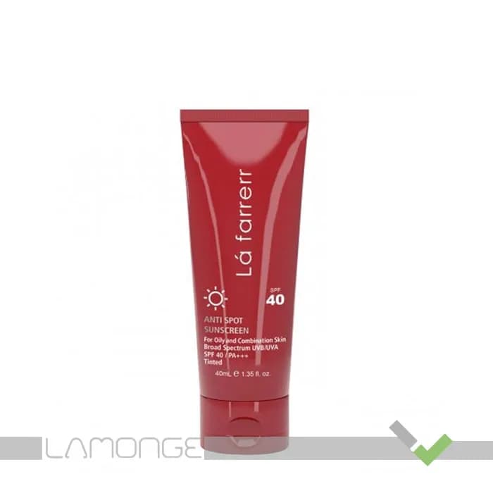 کرم ضد آفتاب SPF40 لافارر مناسب پوست چرب و مستعد آکنه