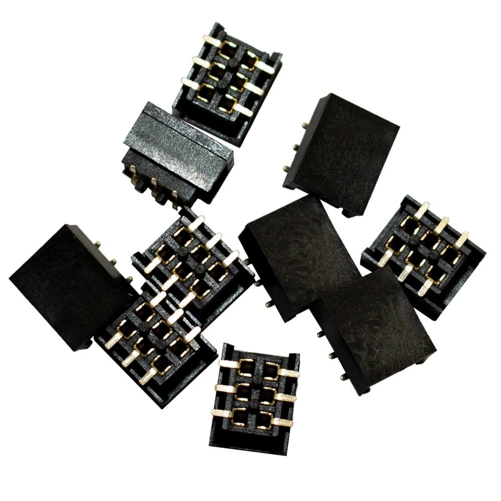 SMD کانکتور پین هدر ماده 3*2 — تصویر ۲
