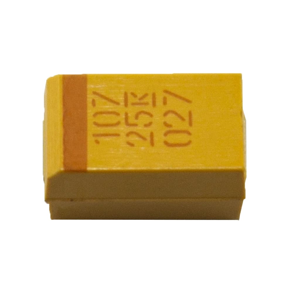 SMD خازن الکترولیتی تانتالیوم 100 میکرو فاراد 25 ولت پکیج E