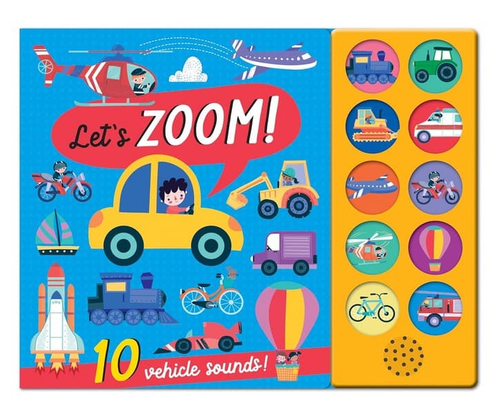 10Button sound book- Lets zoom