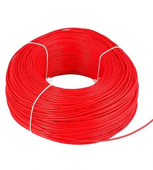 سیم نسوز سیلیکونی قرمز S 1*4 افشان قلع اندود