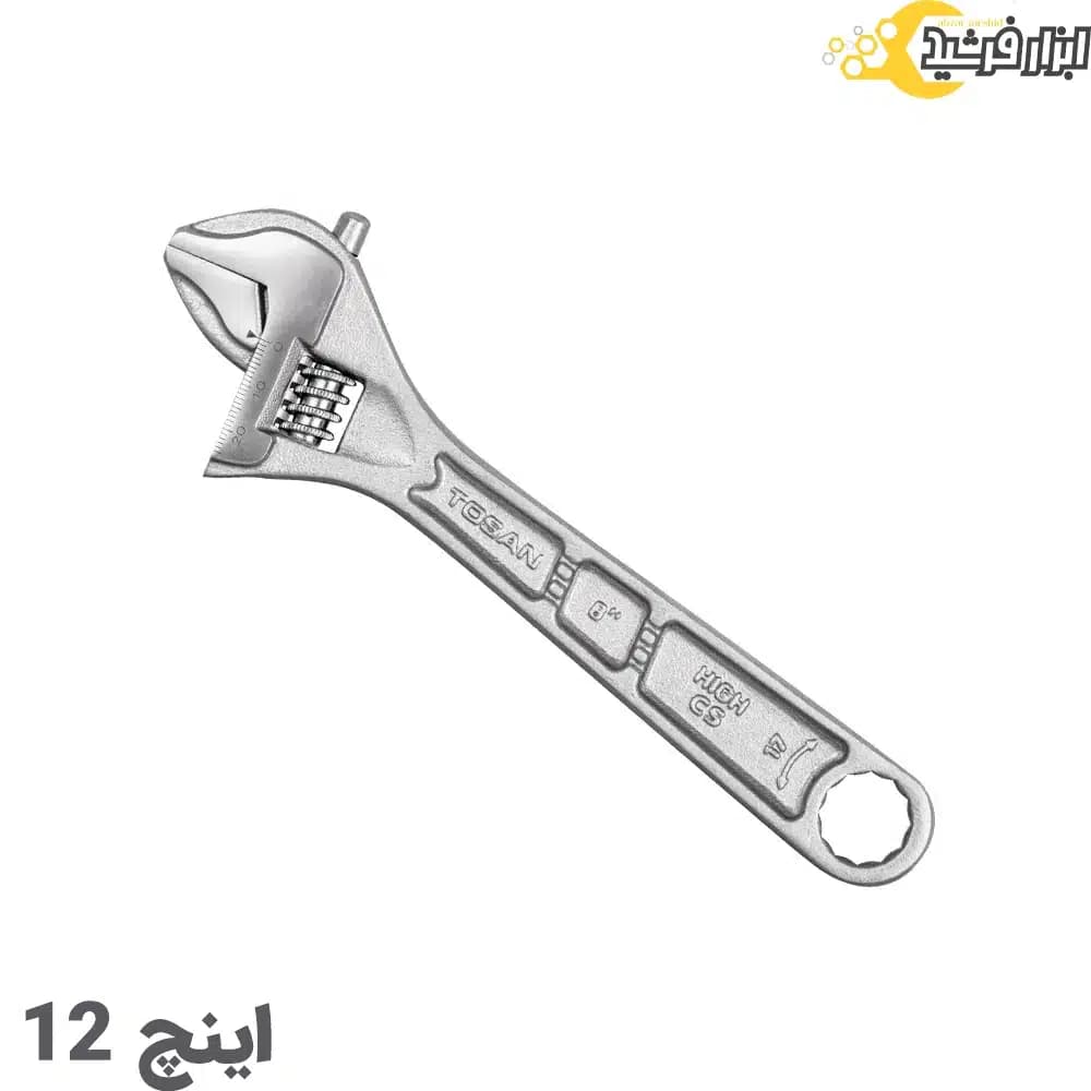 آچار فرانسه توسن 12 اینچ مدل T25-12AW-SA