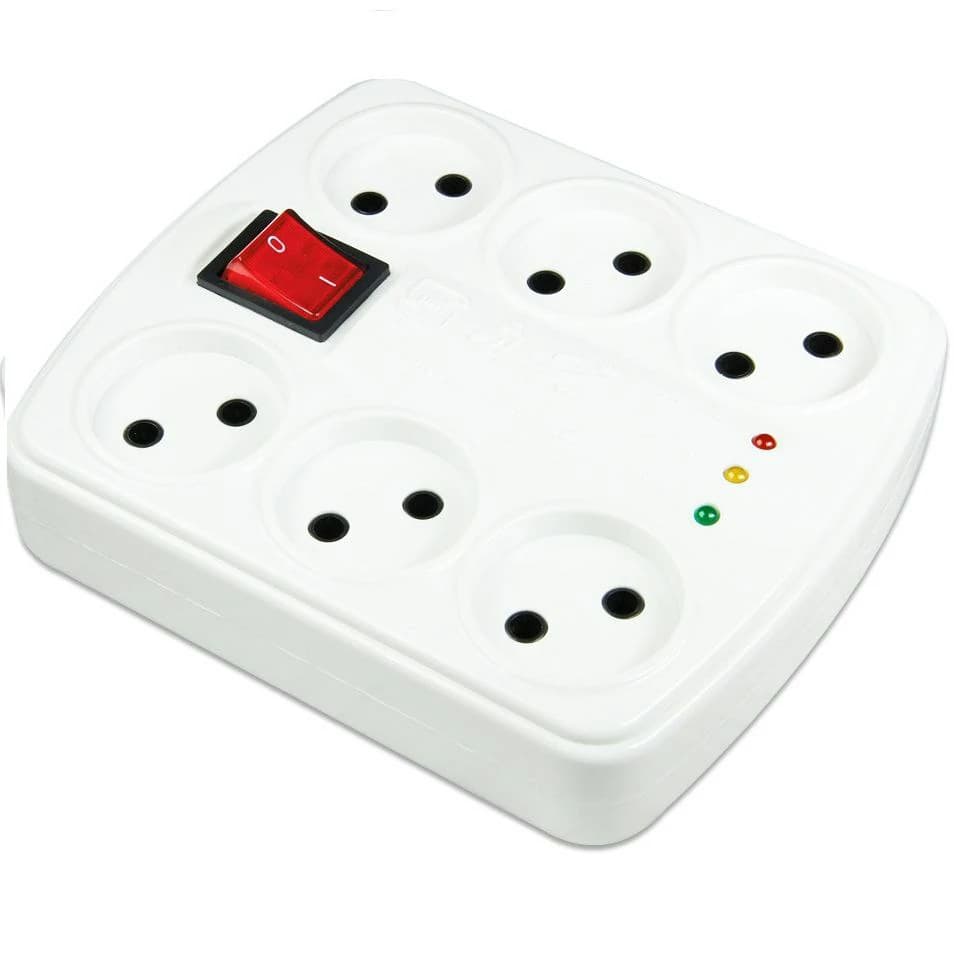 محافظ برق تیراژه کامپیوتر (بدون ارت) استاندارد ۱.۸ متری مدل S5000
