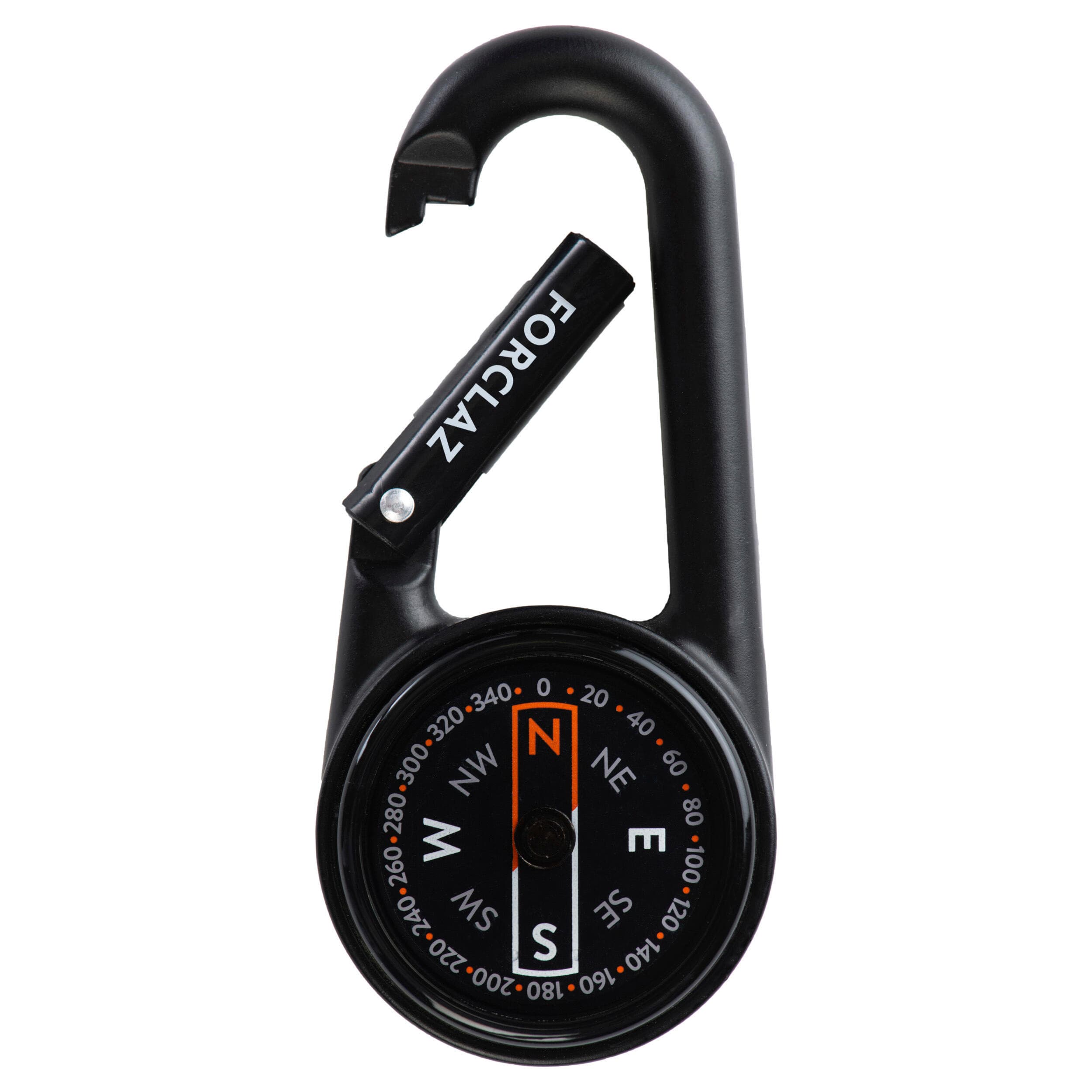 کارابین دکتلون آلومنیومی – قطب نما جی اونات Deacthlon Carabiner Compass – Black – Compact 50 — تصویر ۲