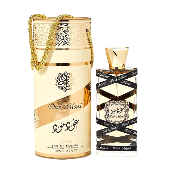 ادکلن لطافه مدل عود مود Oud Mood حجم 100 میلی لیتر