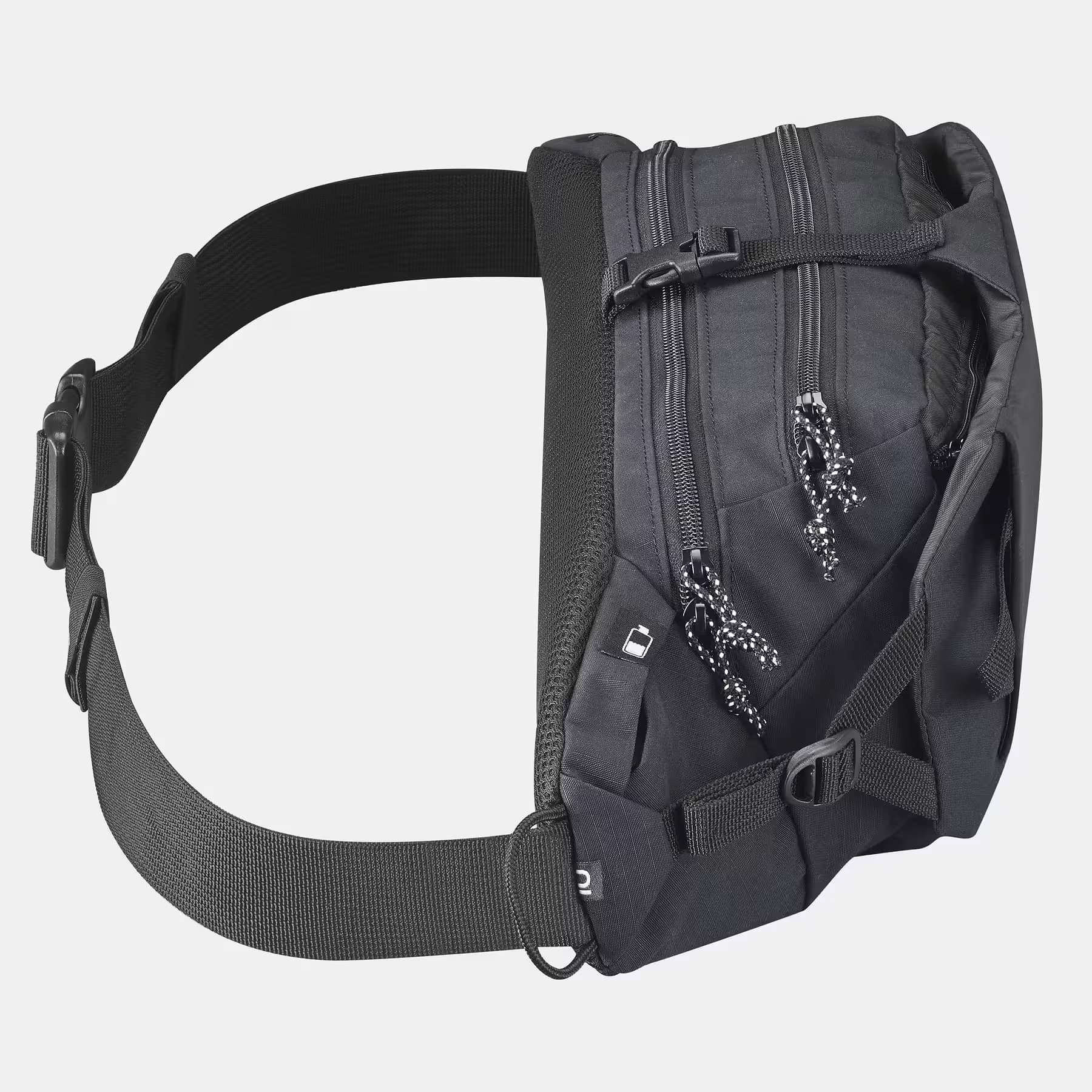کیف کمری فورکلاز – 7 لیتری Forclaz Waist Bag – 7 Liters – Black – Travel — تصویر ۶