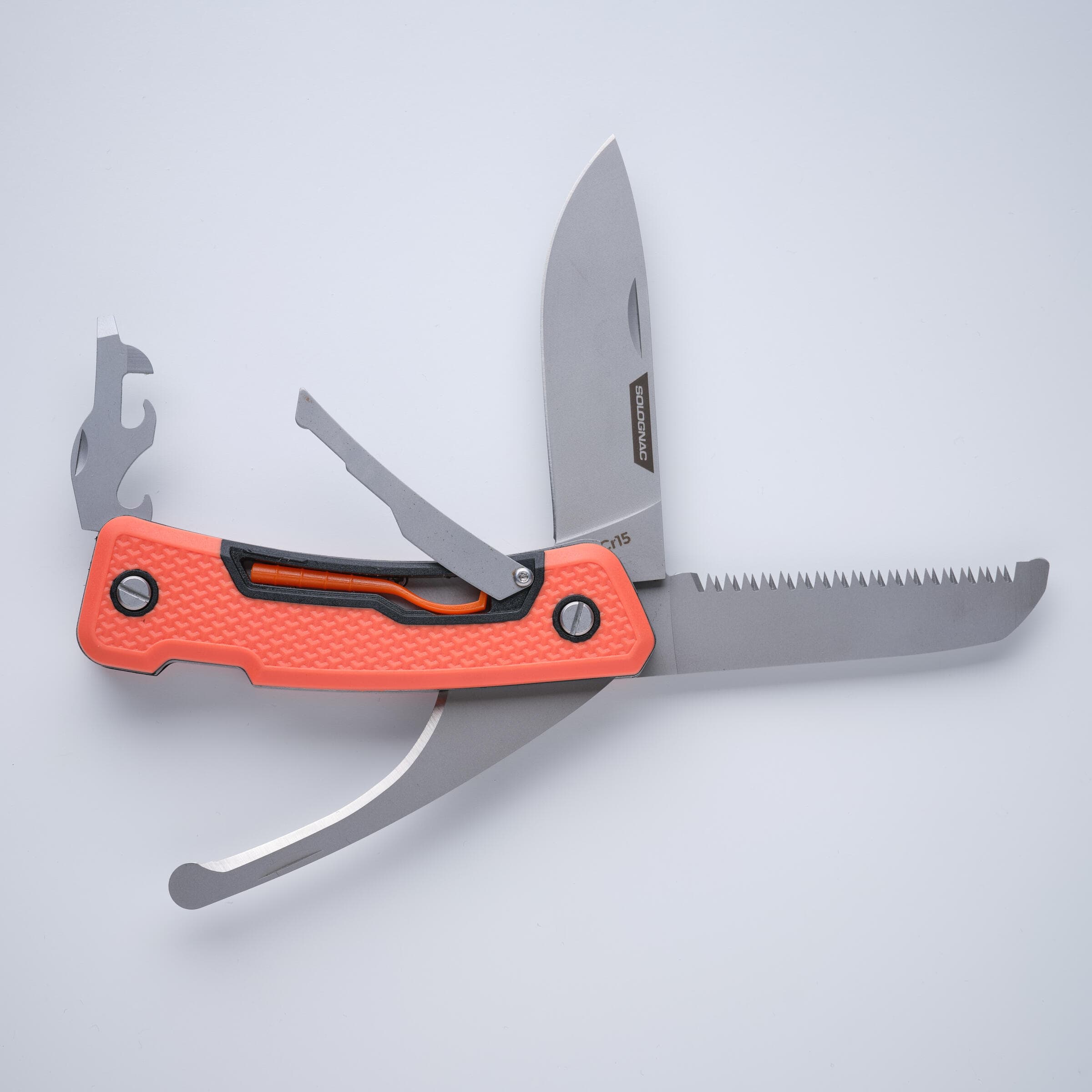 چاقو چندکاره شکار سولوگناک Deacthlon Solognac Multi-Purpose Pocket Knife – 7 Functions