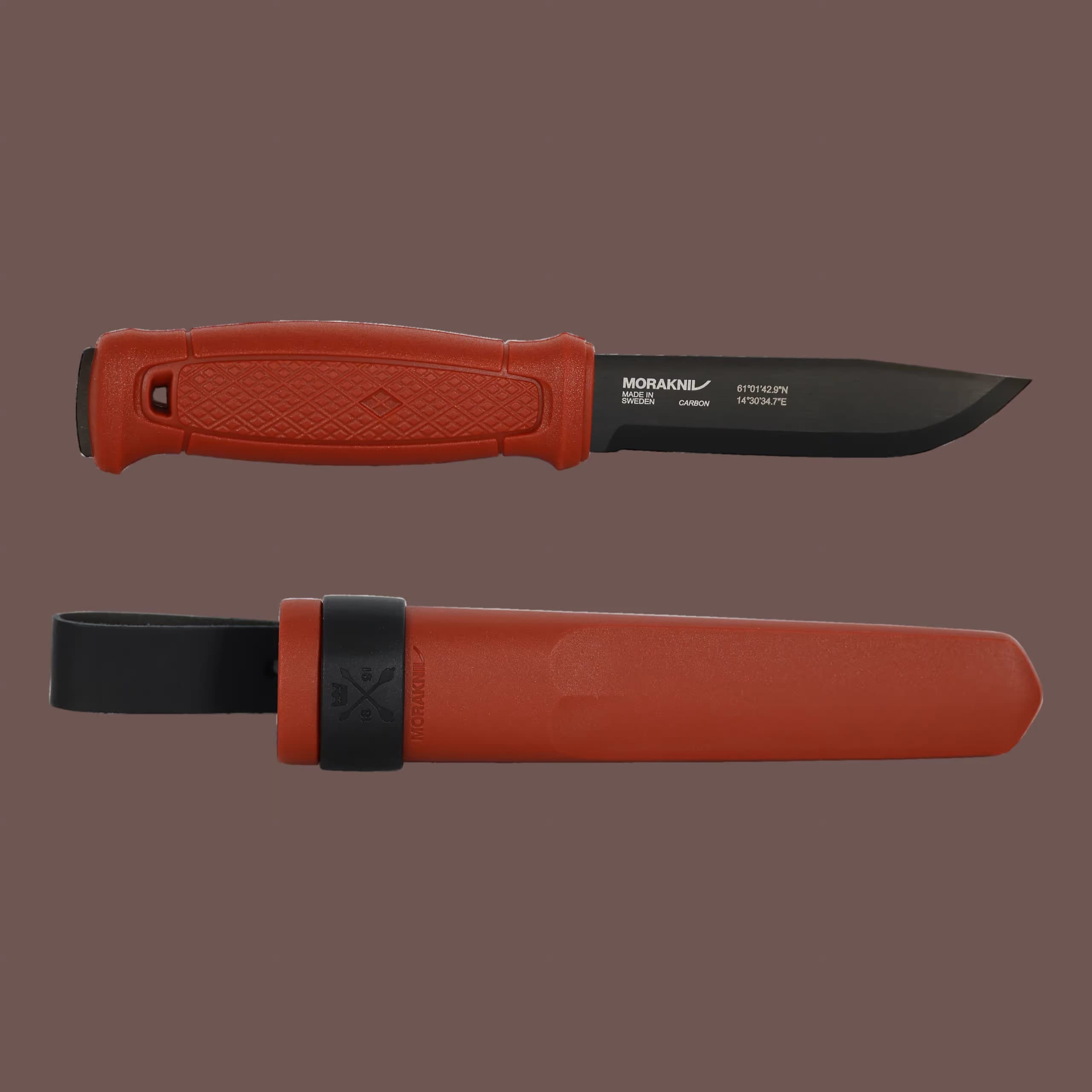 کارد موراکنیو گاربرگ کربن دالا رد ادیشن Morakniv Garberg BlackBlade™ Dala Red™ Edition (C) — تصویر ۵
