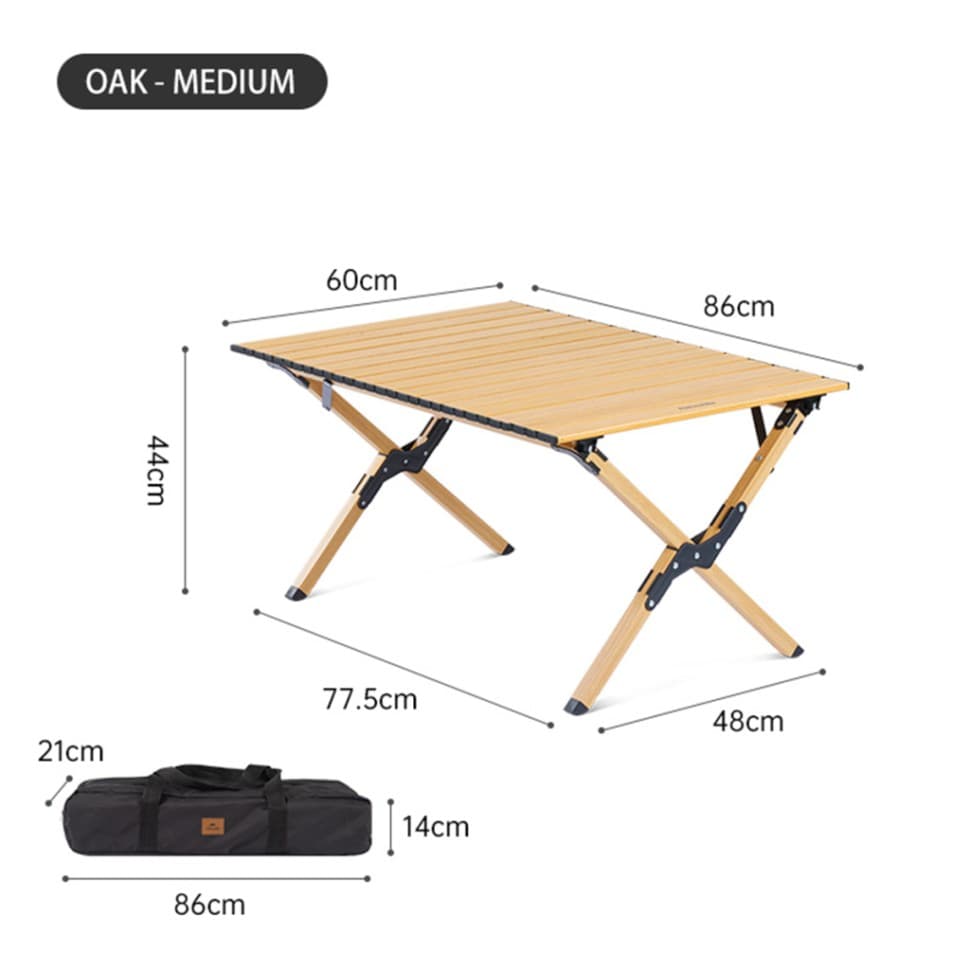 میز کمپینگ نیچرهایک Naturehike Aluminum Alloy Egg Roll Table – M – CNK2300JU010 — تصویر ۷