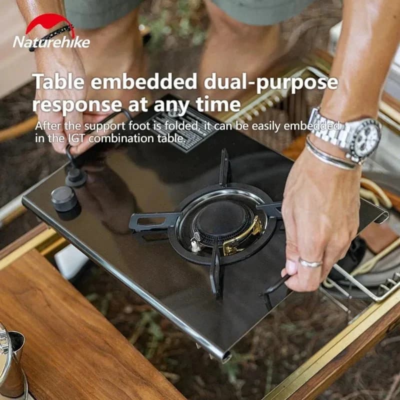 اجاق گاز رومیزی نیچرهایک Naturehike Portable Table Camping Gas Stove NH20RJ001 — تصویر ۴
