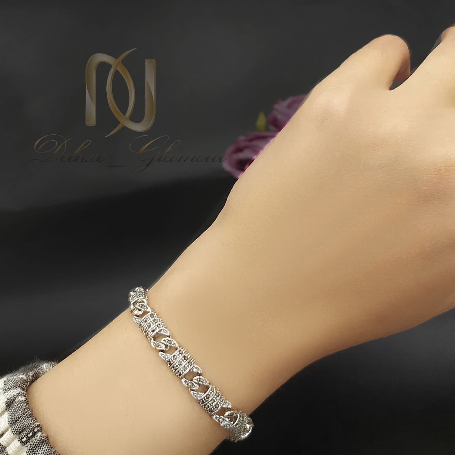 دستبند سنگ ماه تولد اردیبهشت ds-n845 — تصویر ۵