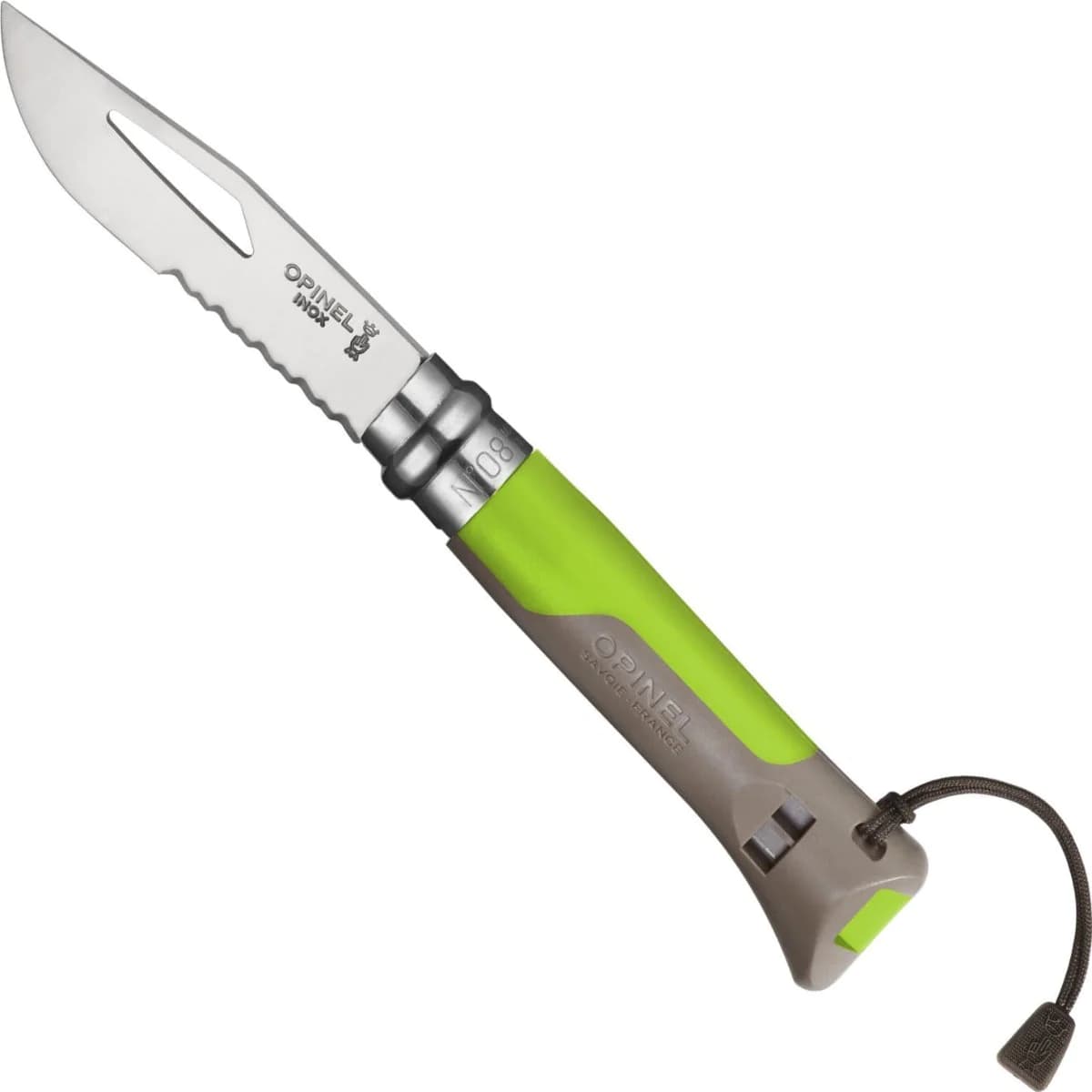 چاقو اپینل 08 آتدور Opinel No.08 Stainless Steel Folding Knife – Outdoor Brown Green